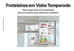 Geladeira/Refrigerador LG Frost Free 395L - GN-B392PLM Compressor Inverter