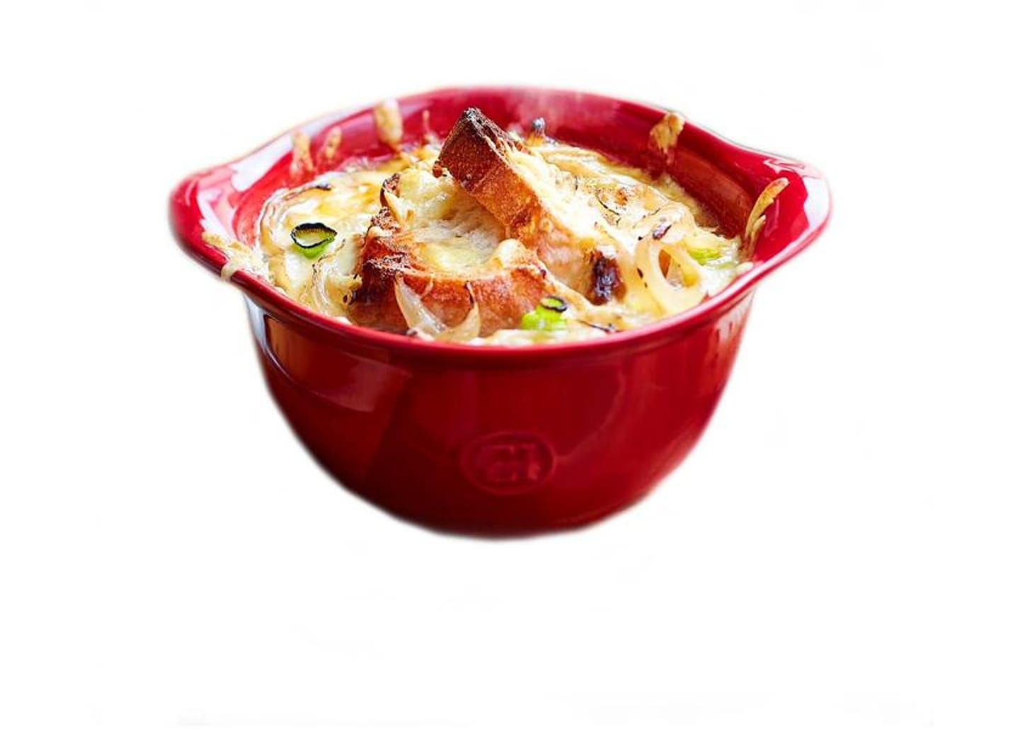 Bowl de Cerâmica Vermelho com Alças Trudeau - Emile Henry 550ml