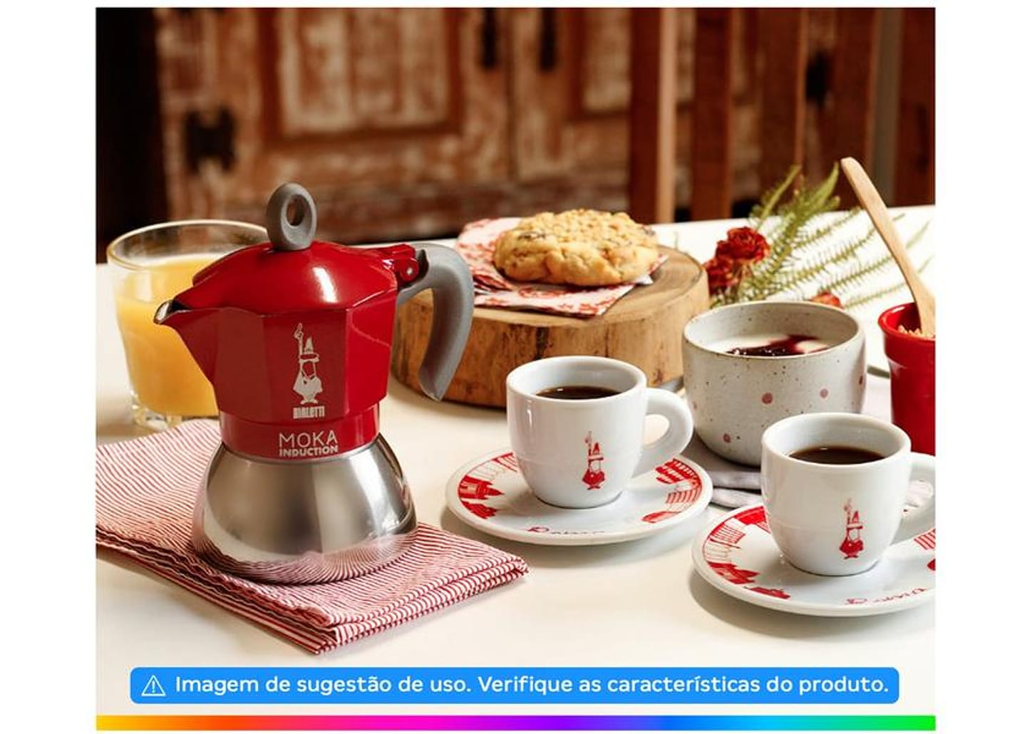 Cafeteira Italiana Bialetti Moka Induction 4 Xícaras