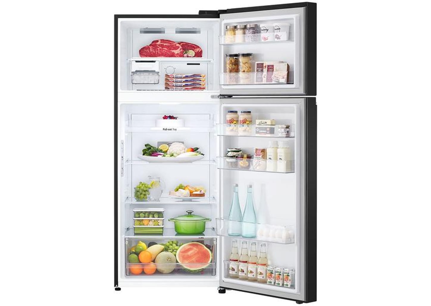 Geladeira/Refrigerador LG Frost Free Black 395L - GN-B392PXGB Compressor Inverter