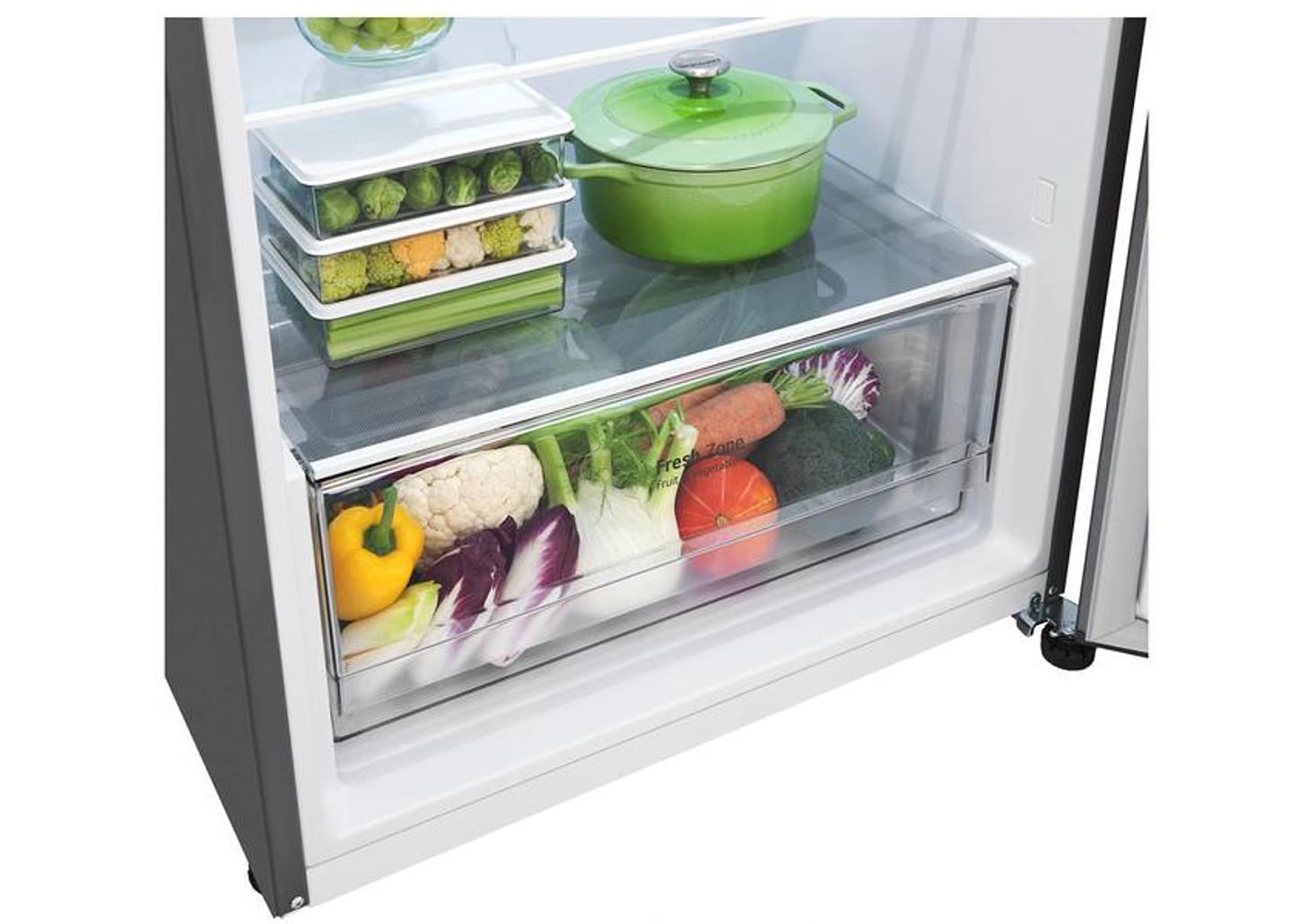 Geladeira/Refrigerador LG Frost Free 395L - GN-B392PLM2 Compressor Inverter