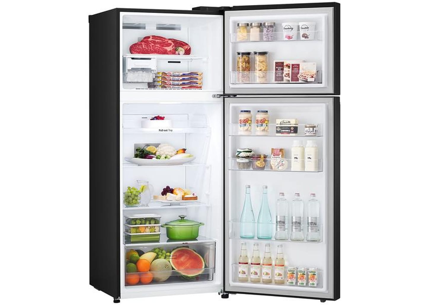 Geladeira/Refrigerador LG Frost Free Black 395L - GN-B392PXG2 Compressor Inverter