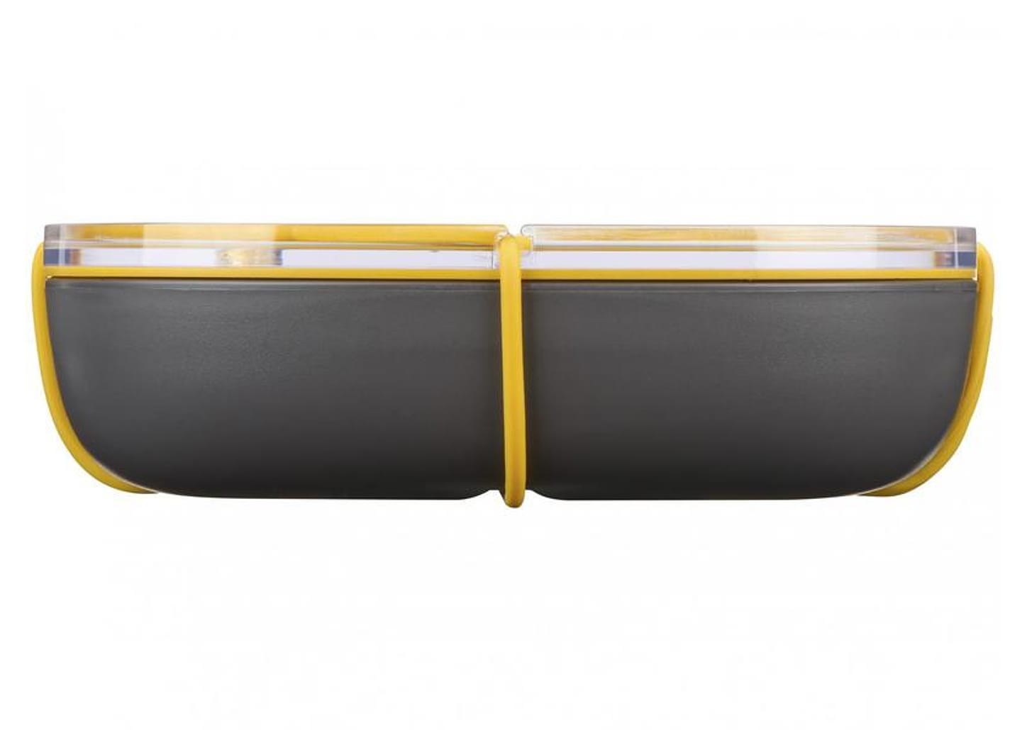 Bowl de Polipropileno e Silicone Amarelo e Preto com Tampa Trudeau