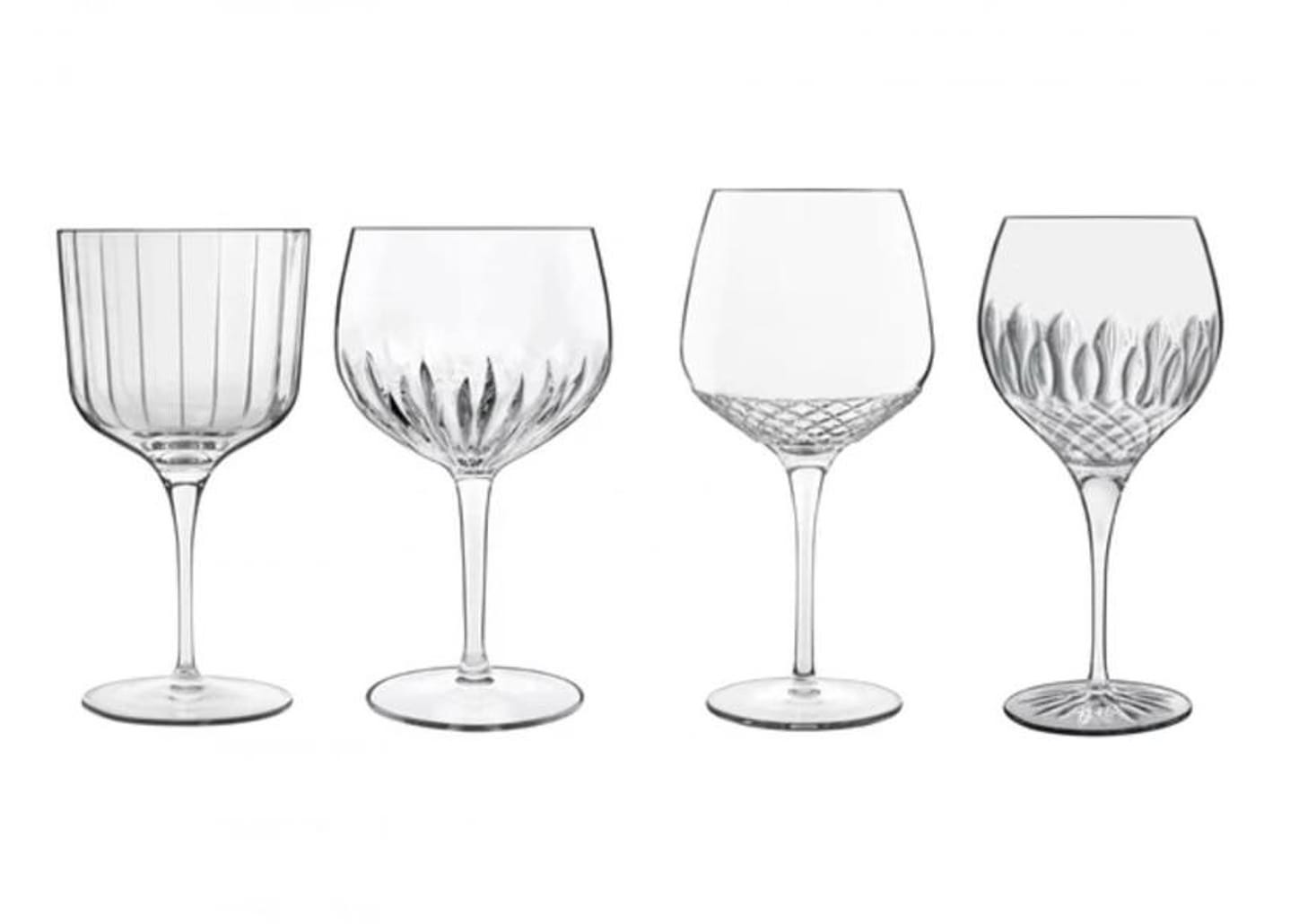 Jogo de Taças para Gin e Martini de Vidro 4 Peças - Luigi Bormioli Selection