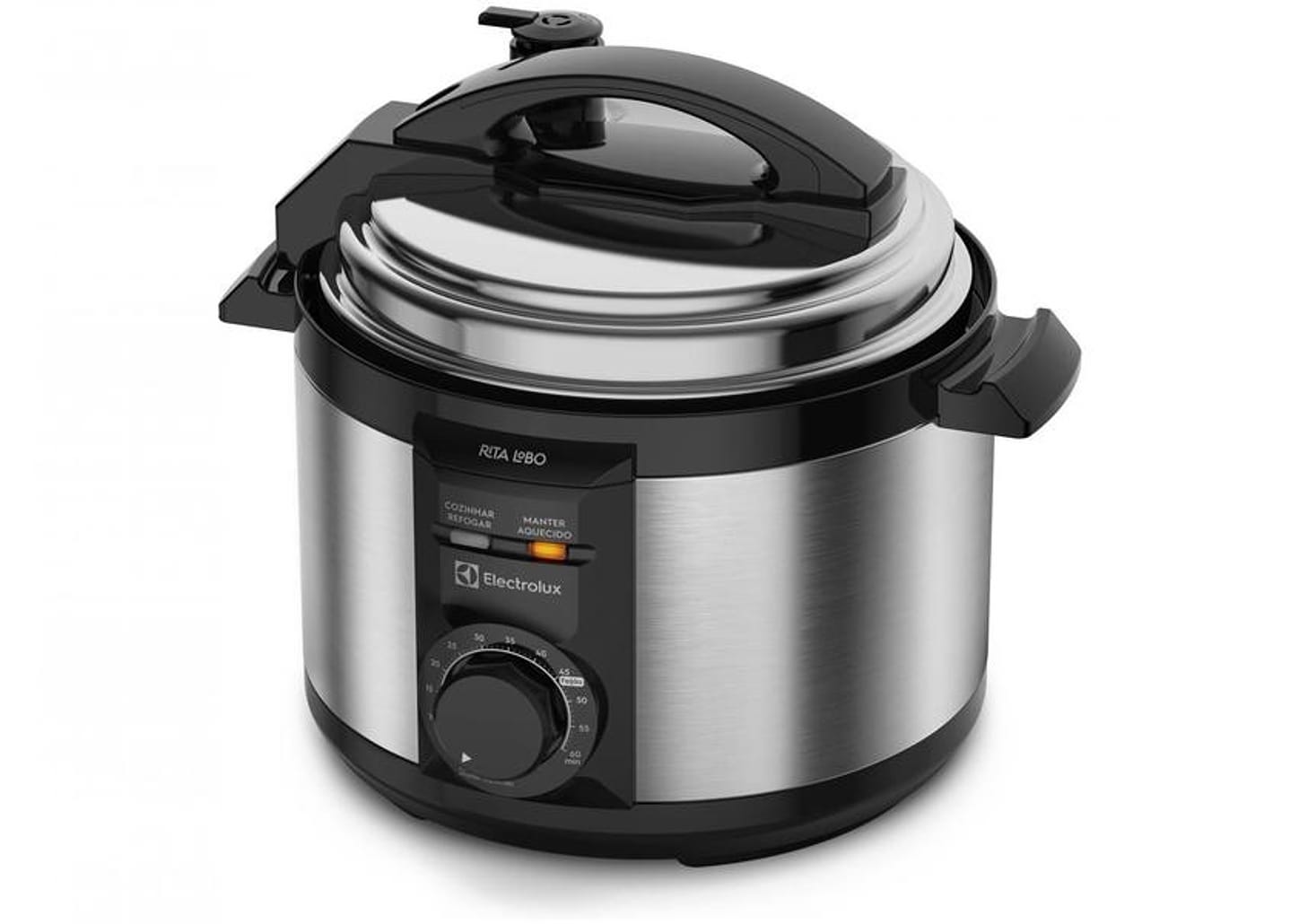 Panela de Pressão Elétrica Electrolux 3L Inox 700W - Efficient por Rita Lobo PCE15