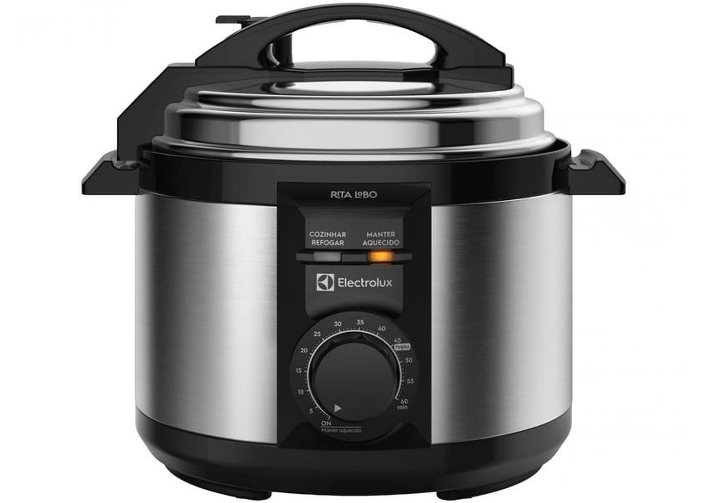Panela de Pressão Elétrica Electrolux 3L Inox 700W - Efficient por Rita Lobo PCE15