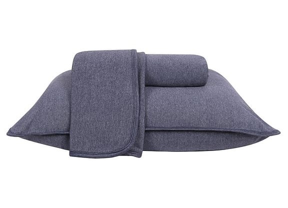 Jogo de Cama Queen Atlântica Mescla Urban Azul Escuro 3 Peças