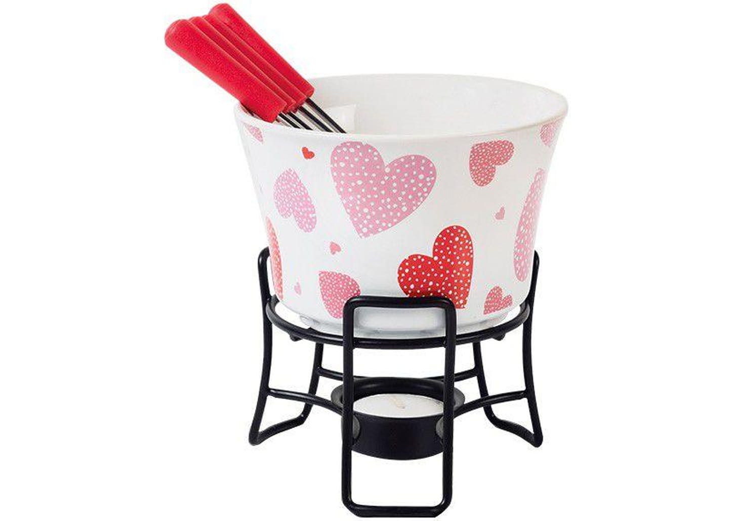 Aparelho de Fondue de Cerâmica Brinox 7 Peças