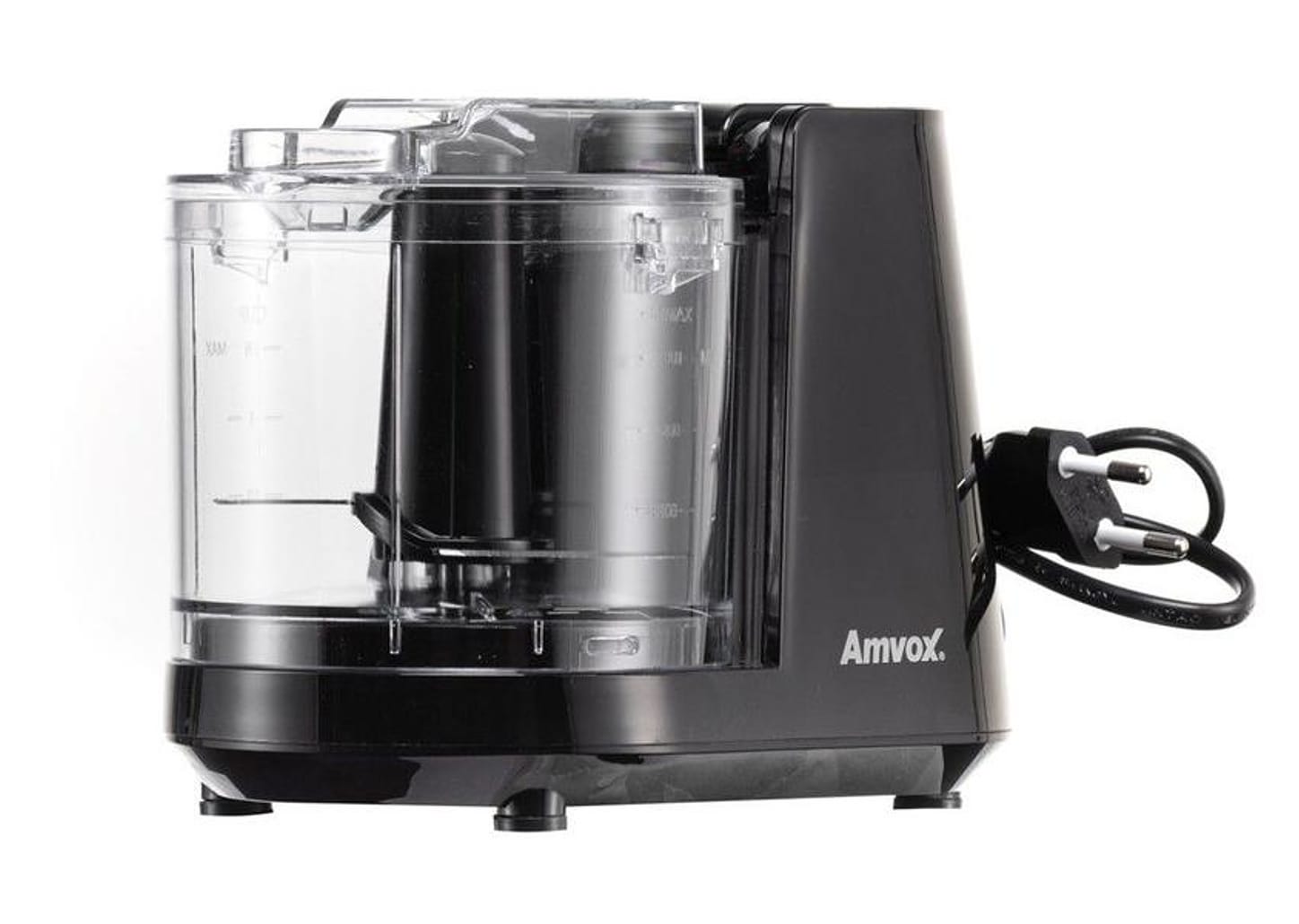 Mini Processador de Alimentos Amvox 100W Preto - APR1001 3 Funções