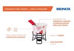 Aparelho de Fondue de Cerâmica Brinox 7 Peças