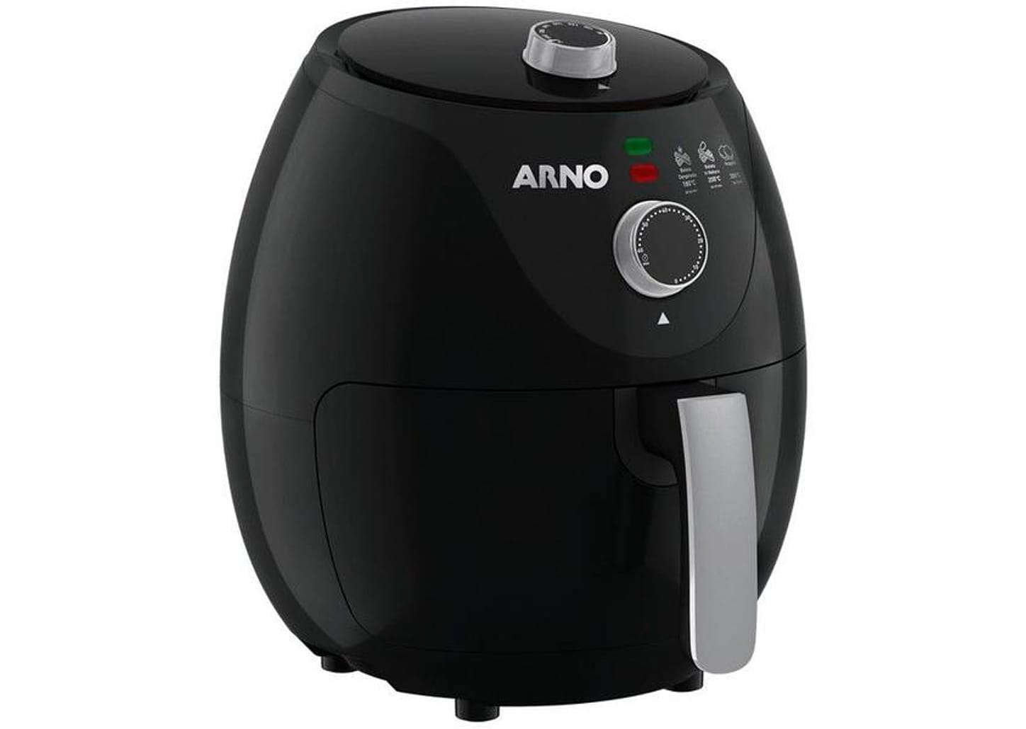 Fritadeira Elétrica sem Óleo/Air Fryer Arno - Easy Fry Preta com Timer 3,2L