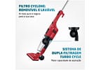 Aspirador de Pó 2 em 1 Mondial 1100W Turbo Cycle - AP-36 Vermelho e Preto