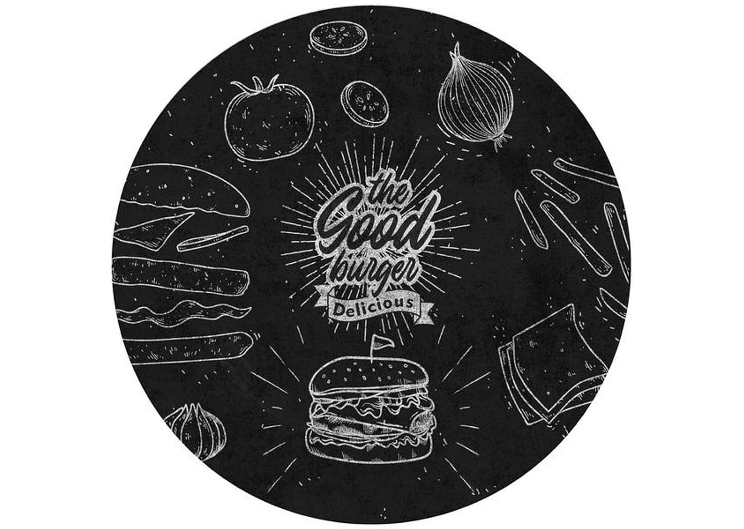 Conjunto para Servir Alleanza Burguer Black 4 Peças