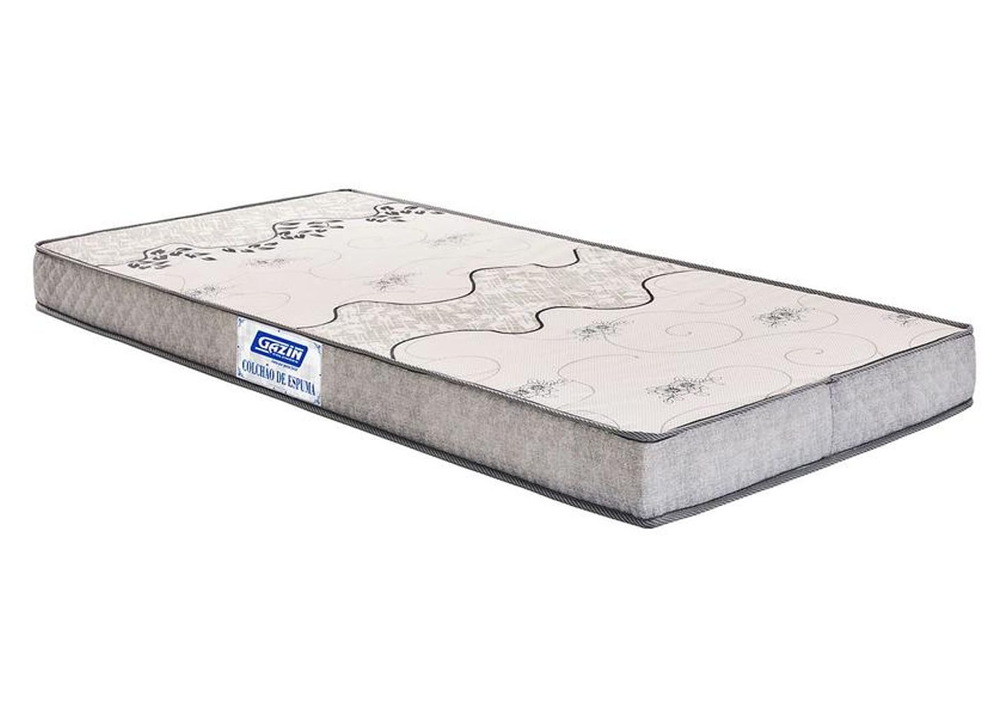 Colchão Solteiro Gazin de Espuma D28 14x78x188cm - Confort Soft