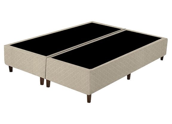 Base Cama Box Queen Gazin Bipartida 27x158x198cm - New Rubi