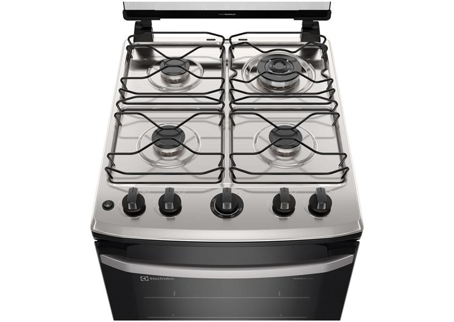 Fogão 4 Bocas Electrolux Mesa de Inox Branco - Acendimento Automático PerfectCook FE4IB