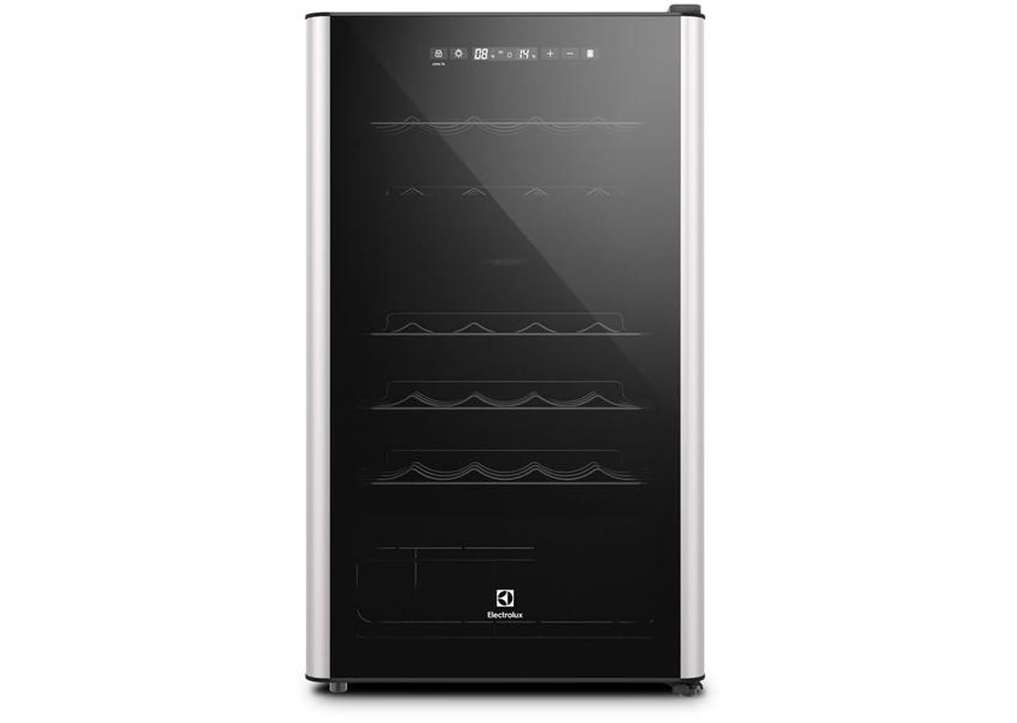 Adega Electrolux 29 Unidades com Compressor - Dual Zone Preto com LED 1 Porta WDF29