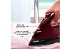 Ferro de Passar Roupa a Vapor Arno Ultragliss FMV - Rosa e Preto