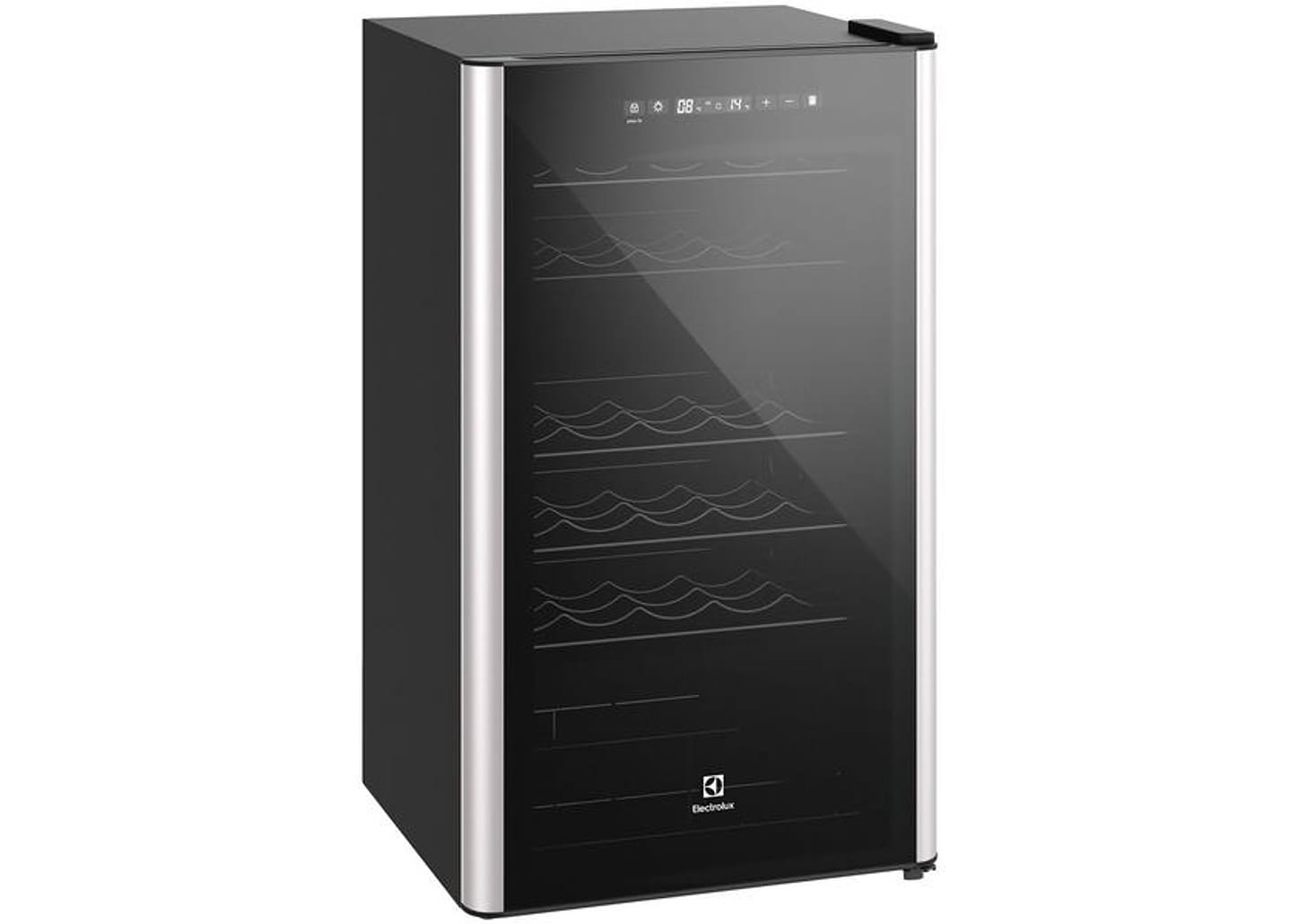 Adega Electrolux 29 Unidades com Compressor - Dual Zone Preto com LED 1 Porta WDF29