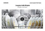 Lava-louças Samsung 10 Serviços com Função - Higienizar DW50C6070 Prata