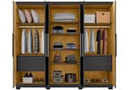 Guarda-roupa Casal com Espelho 6 Portas 4 Gavetas Araplac Braga
