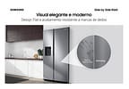 Geladeira/Refrigerador Samsung Frost Free Side by - Side 602L com Dispenser de Água e Gelo