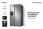 Geladeira/Refrigerador Samsung Frost Free Side by - Side 602L com Dispenser de Água e Gelo