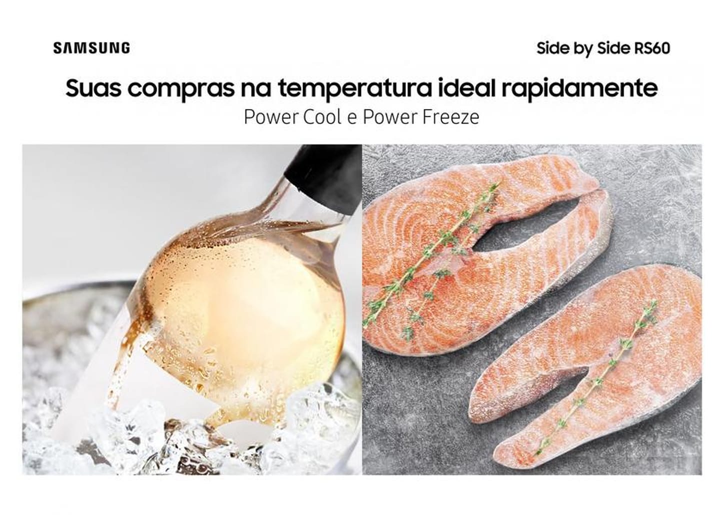 Geladeira/Refrigerador Samsung Frost Free Side by - Side 602L com Dispenser de Água e Gelo