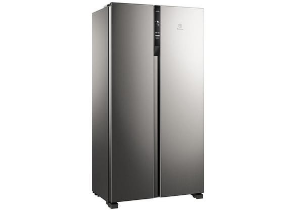 Geladeira/Refrigerador Electrolux Frost Free - Side by Side Cinza 435L Efficient IS4S
