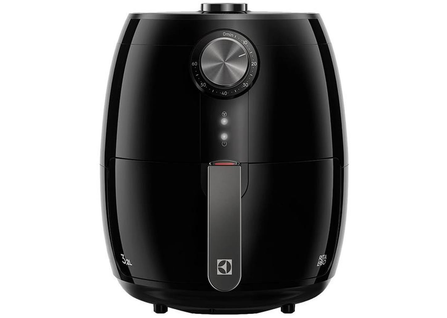 Fritadeira Elétrica sem Óleo/Air Fryer Electrolux - Efficient Rita Lobo EAF15 Preta com Timer 3,2L
