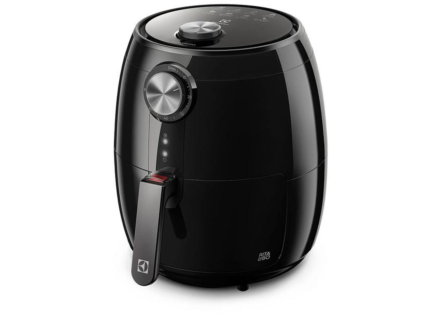 Fritadeira Elétrica sem Óleo/Air Fryer Electrolux - Efficient Rita Lobo EAF15 Preta com Timer 3,2L