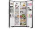 Geladeira/Refrigerador Electrolux Frost Free - Side by Side Cinza 435L Efficient IS4S