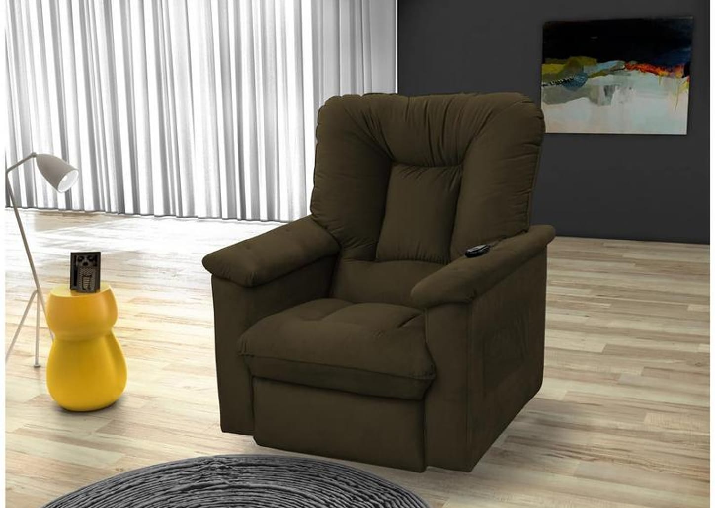 Poltrona do Papai Reclinável Elétrica Moderna Matrix Porsche