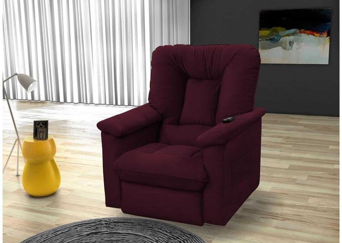 Poltrona do Papai Reclinável Elétrica Moderna Matrix Porsche