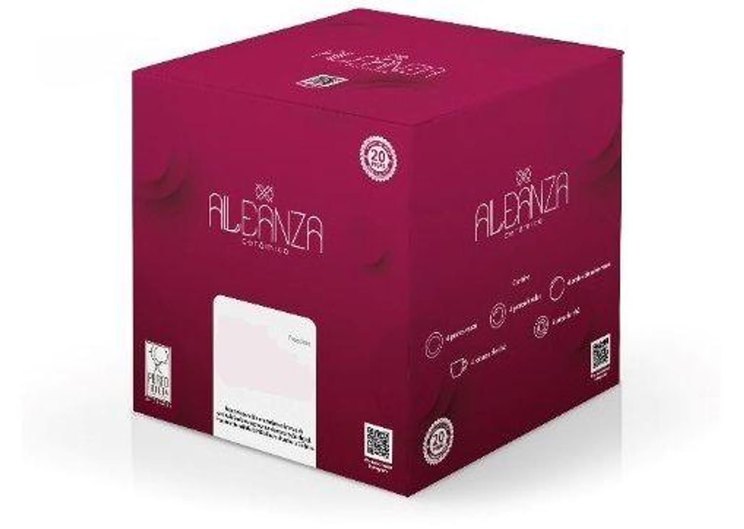 Aparelho de Jantar e Chá 20 Peças Alleanza Cerâmica Branco e Verde Trópicos