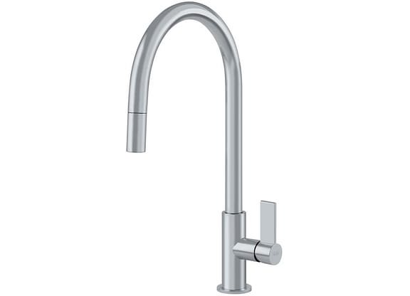 Misturador Monocomando de Mesa para Cozinha - Franke 3/8” Smart Pull Out Bica Alta