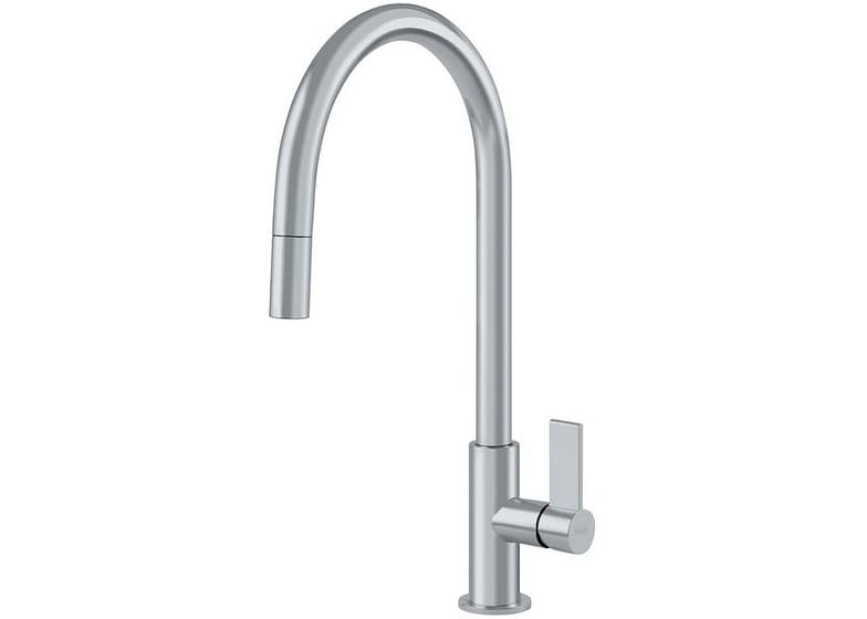 Misturador Monocomando de Mesa para Cozinha - Franke 3/8” Smart Pull Out Bica Alta