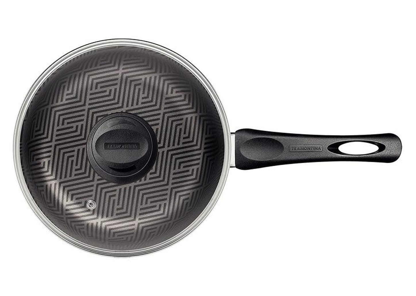 Panela Tramontina Paris Antiaderente de Alumínio Chumbo 22cm