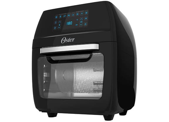Fritadeira Elétrica sem Óleo/Air Fryer Oster Oven - Preta com Forno