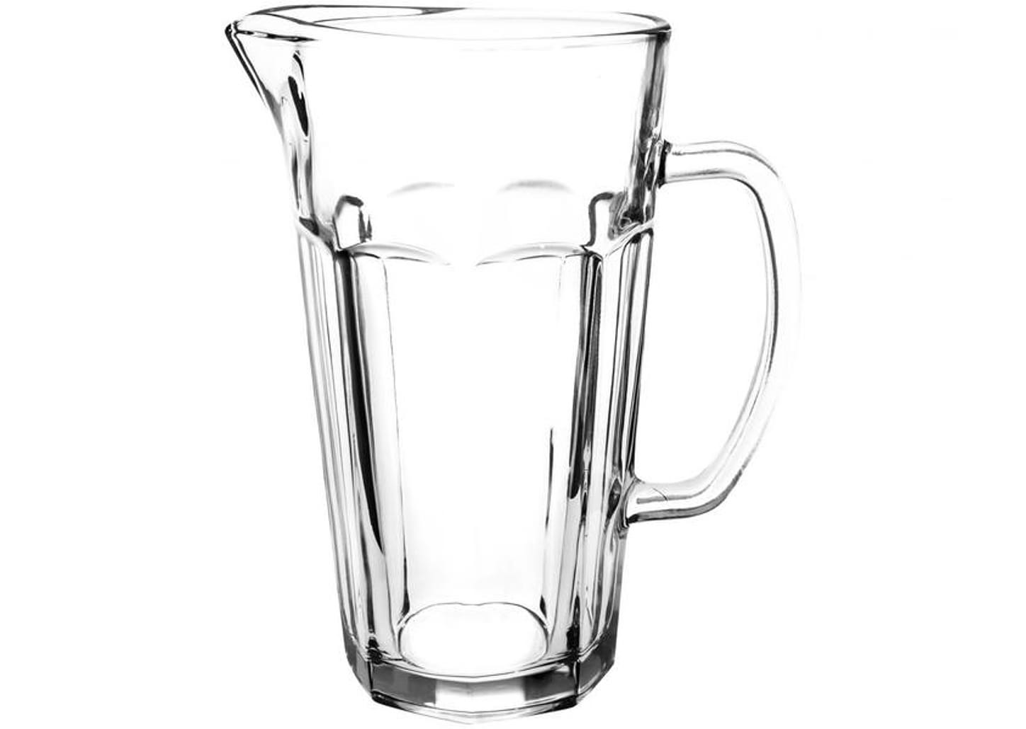 Conjunto de Jarra 1L e Copos 300ml de Vidro Haus - Pavillion 7 Peças