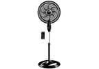 Ventilador de Coluna Mondial VTX-40C-8P-CR 40cm 3 Velocidades Controle Remoto