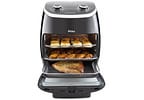 Fritadeira Elétrica sem Óleo/Air Fryer Philco 2 em 1 Air Fry e Forno Oven PFR2000P Preto 11L