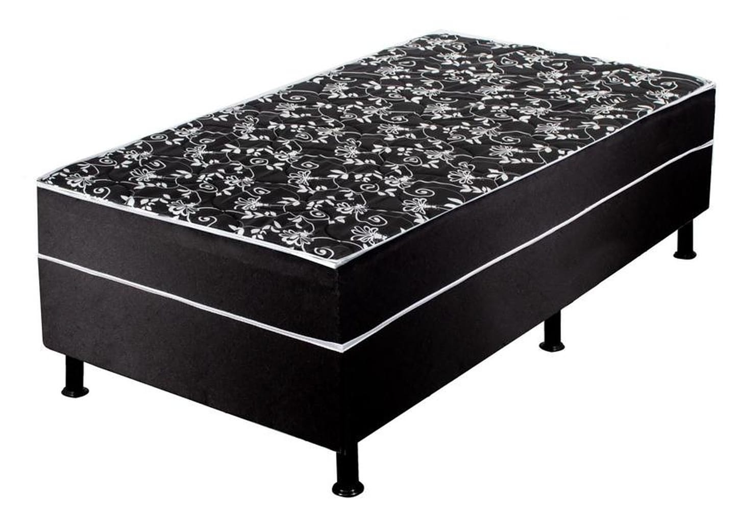 Cama Box Solteiro Aiam Colchões Conjugada 53x88x188cm Super Box D28