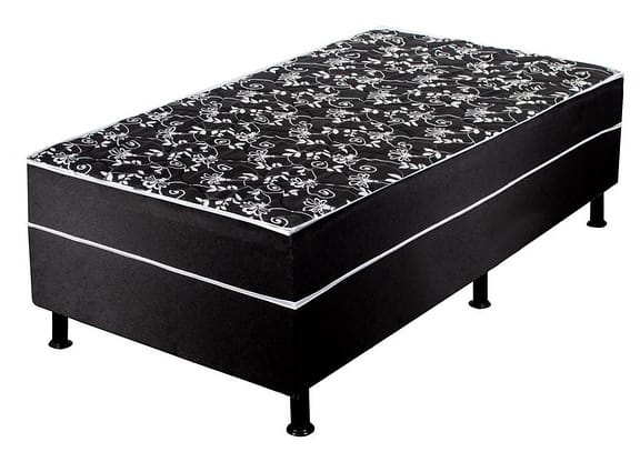 Cama Box Solteiro Aiam Colchões Conjugada 53x88x188cm Super Box D28