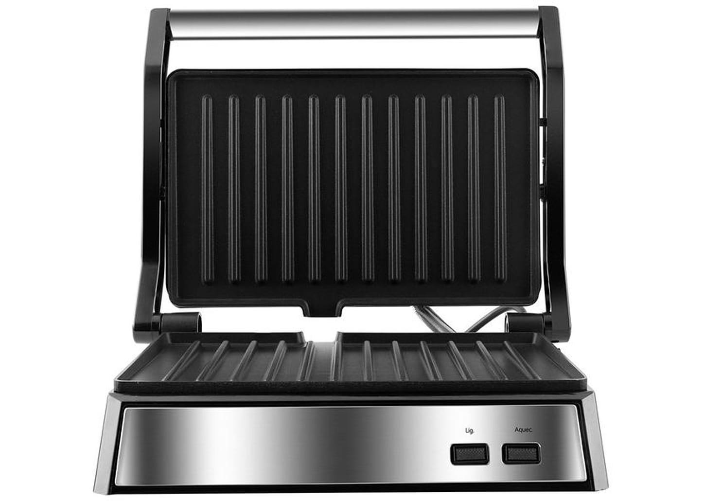 Grill Philco PGR21PI Maxx Clean 2 em 1 - Retangular 1000W Antiaderente com Coletor de Gord