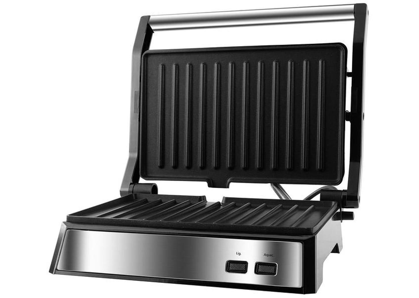Grill Philco PGR21PI Maxx Clean 2 em 1 - Retangular 1000W Antiaderente com Coletor de Gord