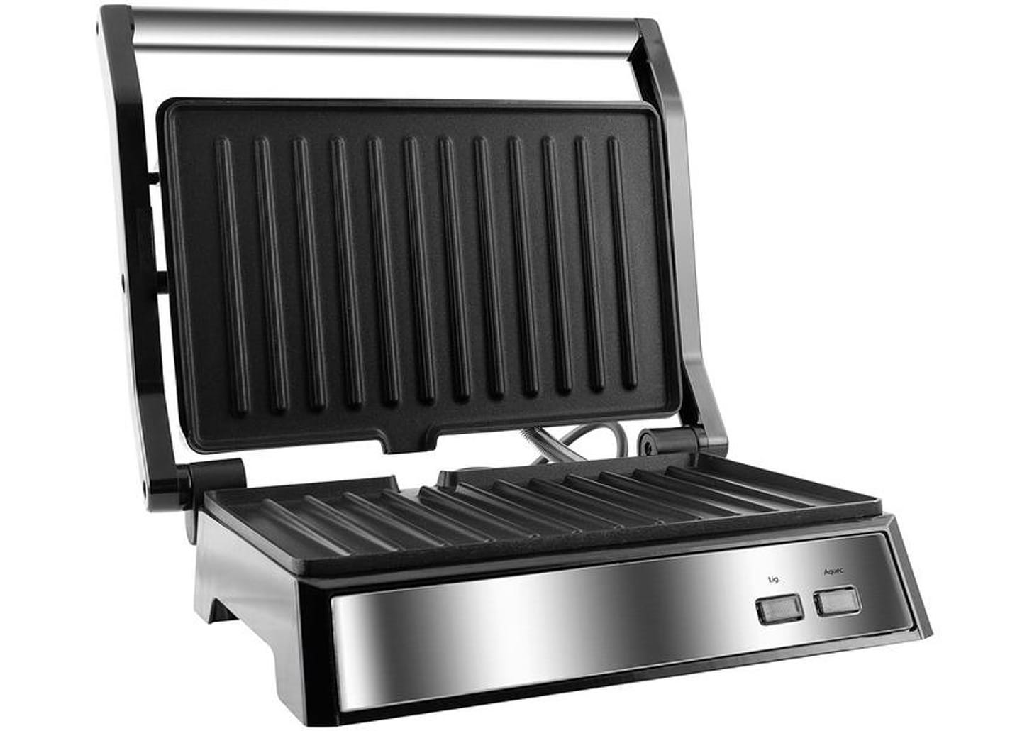 Grill Philco PGR21PI Maxx Clean 2 em 1 - Retangular 1000W Antiaderente com Coletor de Gord