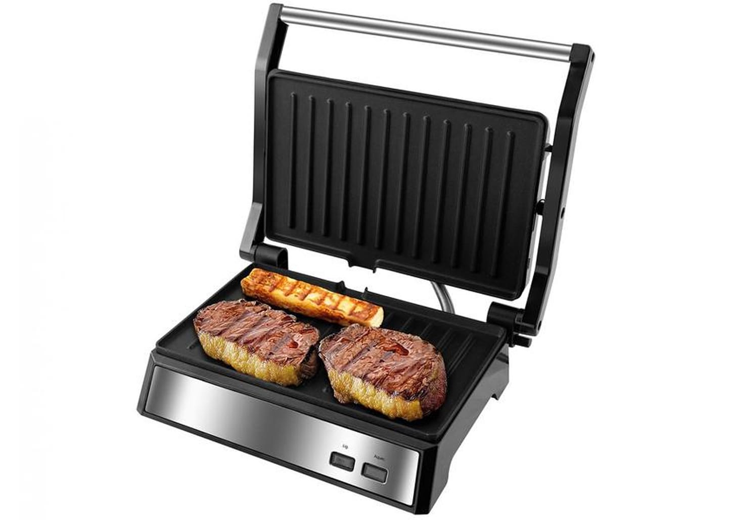 Grill Philco PGR21PI Maxx Clean 2 em 1 - Retangular 1000W Antiaderente com Coletor de Gord