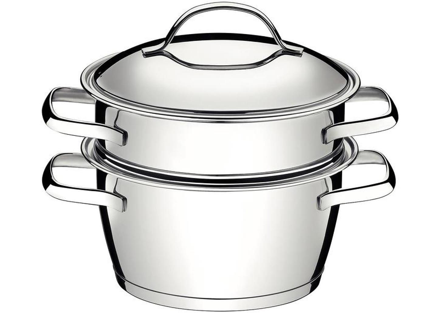 Cuscuzeira Inox Tramontina Fundo Triplo 3 Peças - Allegra 65650/050