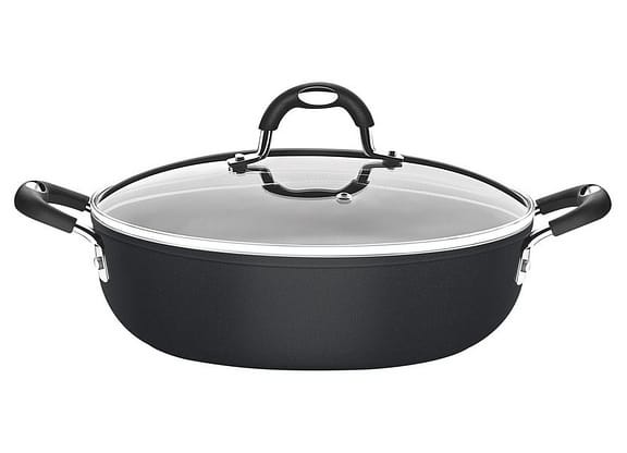 Panela Tramontina Antiaderente de Alumínio Preta 28cm 4,2L Mônaco